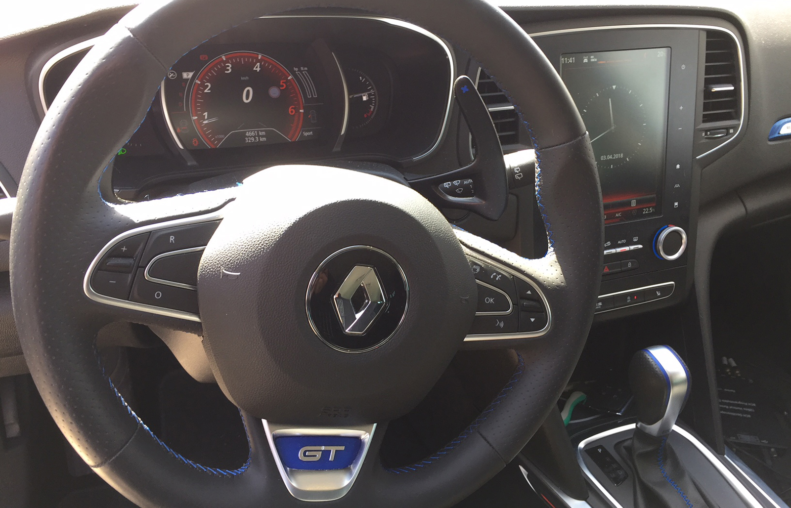 Renault Megane at the test